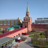 Вид на Кремль из окон РГБ