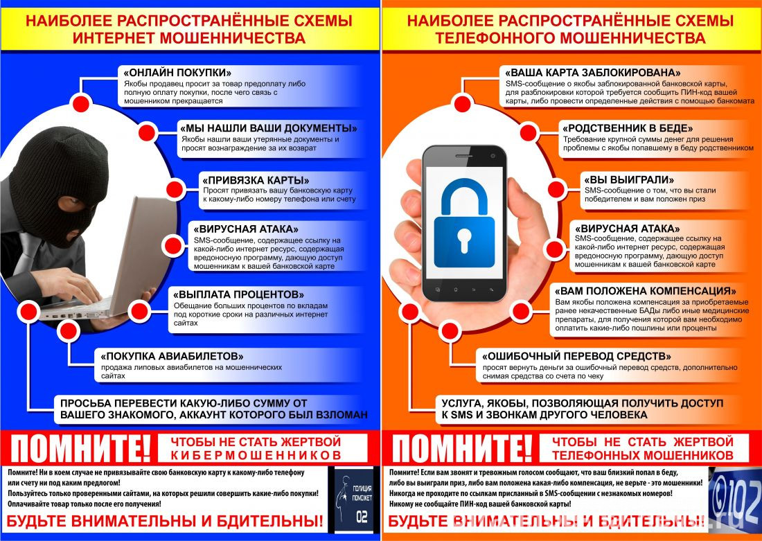 Памятки по профилактике правонарушений